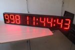 Giant LED Countdown Timer 8 High Digit LED Counter Clock Outdoor Countdown Sign