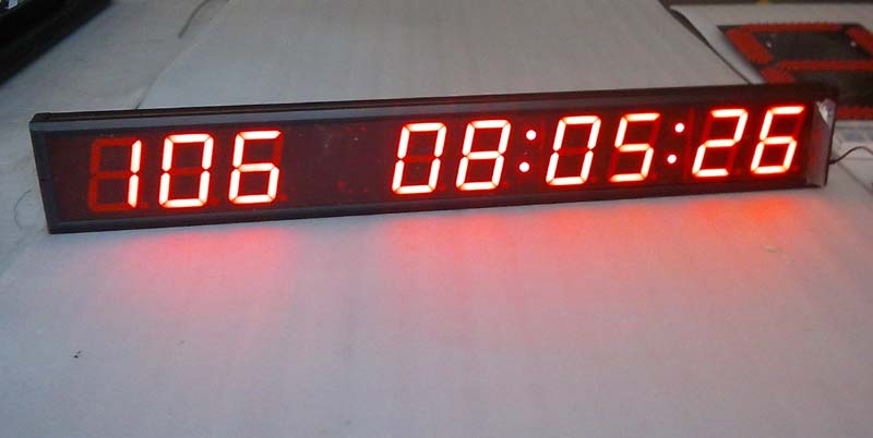 LED Count DownUP Clock 4 INCH WALL CLOCK LED TIMER LED COUNTER Display Days