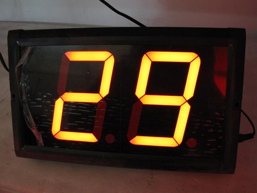 LED Large Countdown Clock 4 High Digit 99 Seconds Countdown Remote Control